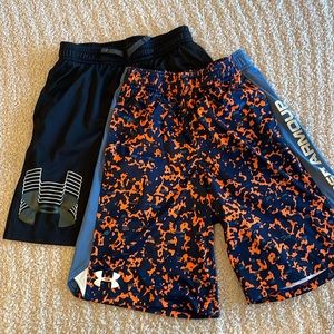 2-fer UA boys shorts